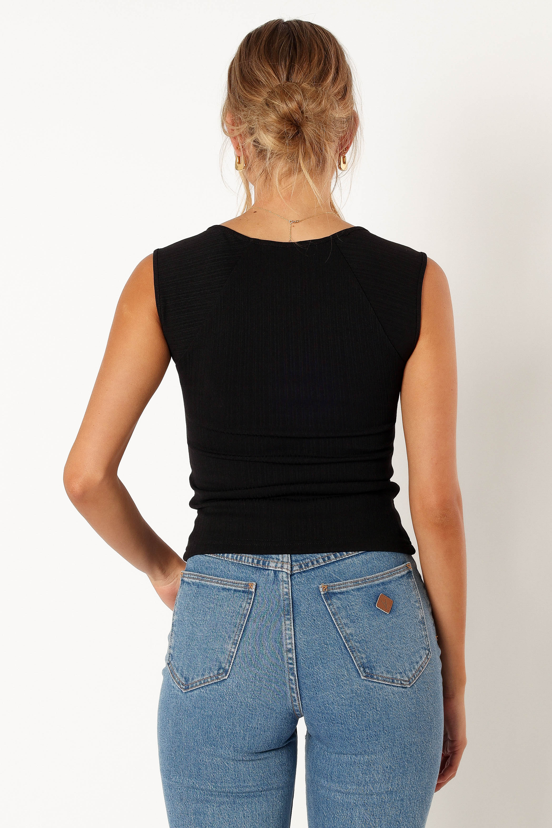 Clara Top for Women - Elegant Black Blouse for Casual & Office Wear | Perfect for Work, Date Night & Everyday Outfits