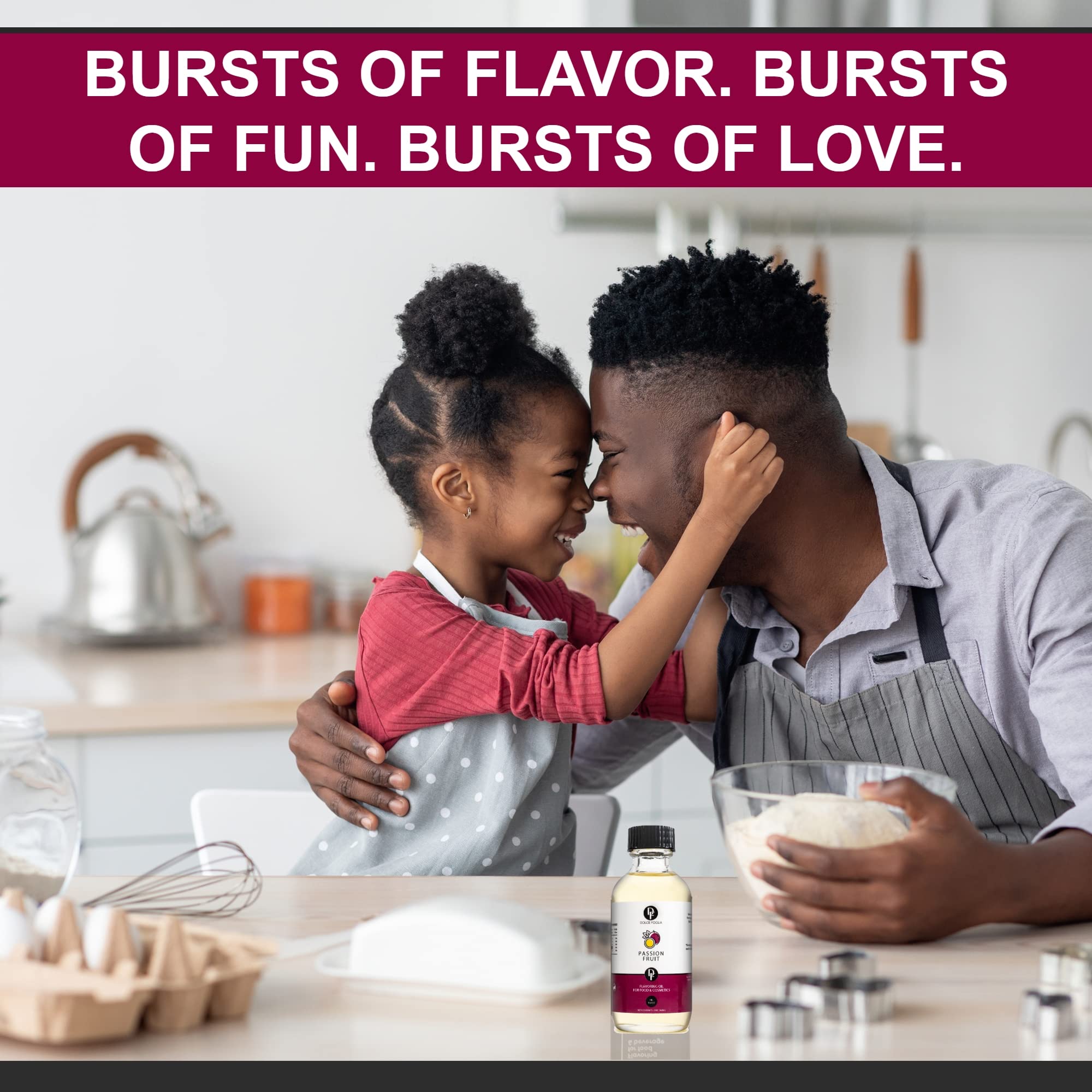 **Dolce Flav Passion Fruit Extract - 1 Gallon Oil-Soluble Flavoring for Candy, Baking, Lip Balm & Ice Cream - Multipurpose Kitchen Ingredient - Perfect Holiday Gift for Bakers & Food Enthusiasts**    *(Ideal for enhancing desserts, beverages, DIY cosmetics, and gourmet recipes at home or in professional kitchens.)*