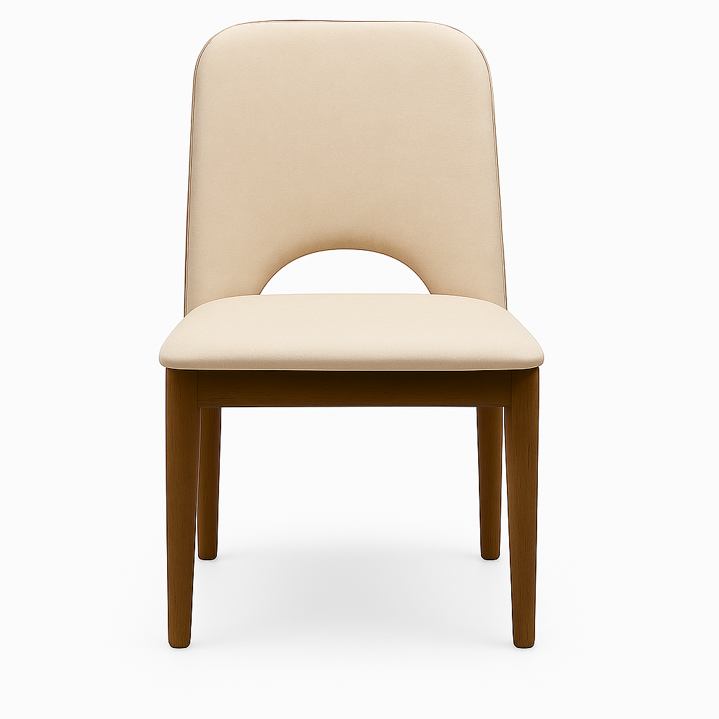 Juna Fabric Dining Chair - Modern Upholstered Seat for Kitchen, Dining Room & Office - Comfortable & Stylish Home Furniture