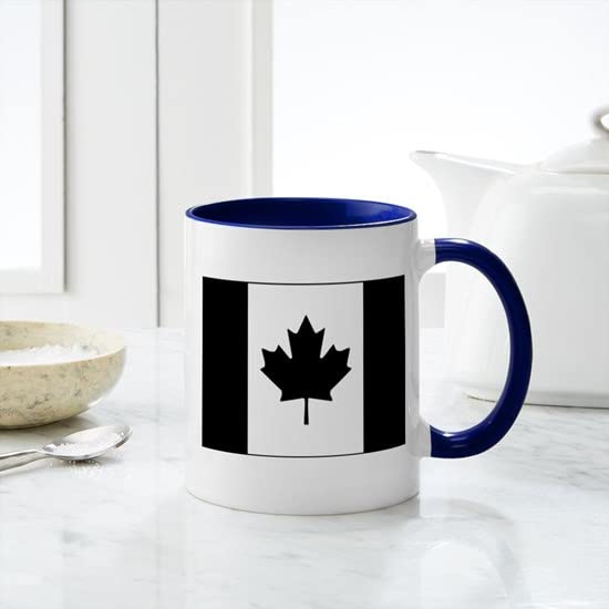 Canadian Flag 11 oz (325 ml) Ceramic Coffee Mug - Patriotic Drinkware for Home, Office & Gifts | Durable Travel Mug for Tea, Hot Chocolate & Coffee Lovers