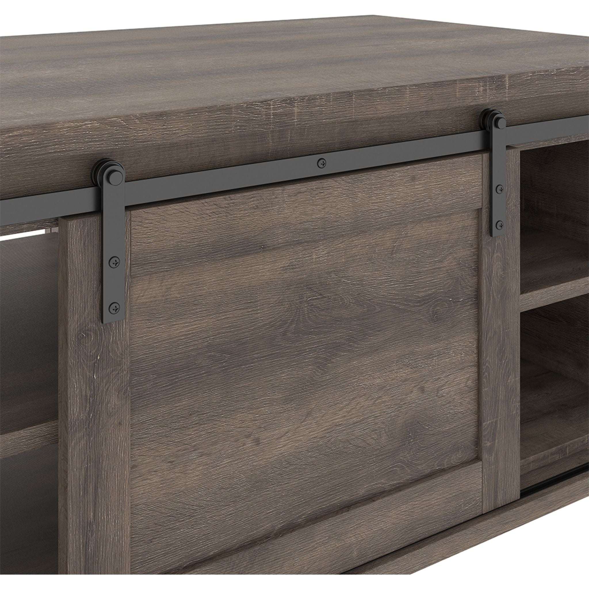 Modern Gray Arlenbry Coffee Table - Stylish Living Room Center Table for Small Spaces, Home Decor & Family Gatherings