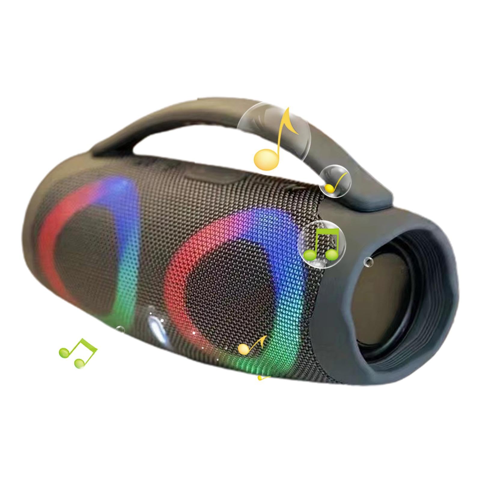 Wireless Portable Bluetooth Speaker with 1200mAh Battery - Deep Bass Boombox, Loud Stereo Sound for Home & Outdoor Use | Perfect for Camping, Beach Parties & Backyard Gatherings