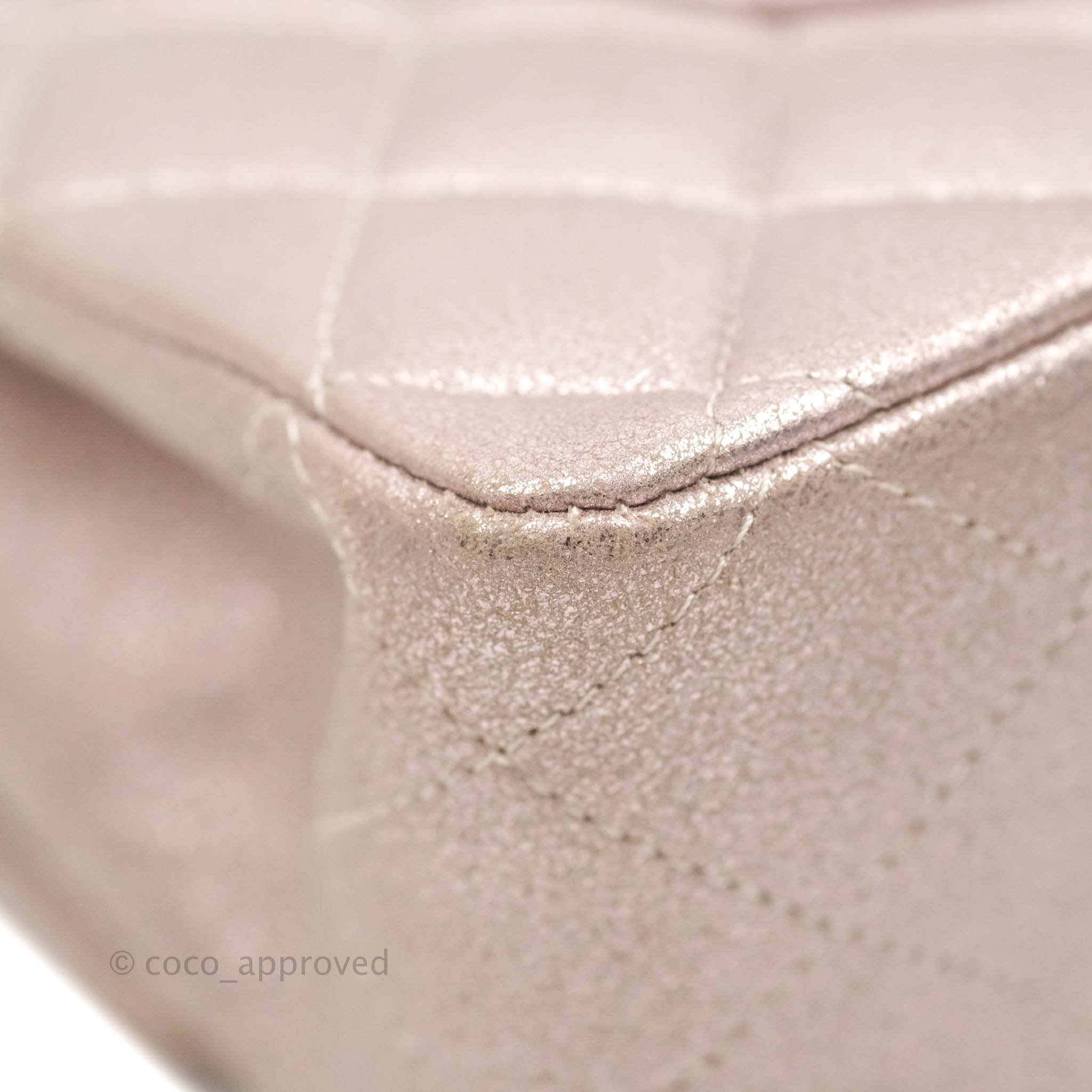 Chanel Classic M/L Medium Double Flap Bag in Rose Gold Pink Lambskin with Gold Hardware - Luxury Handbag for Women, Perfect for Parties, Weddings & Special Occasions