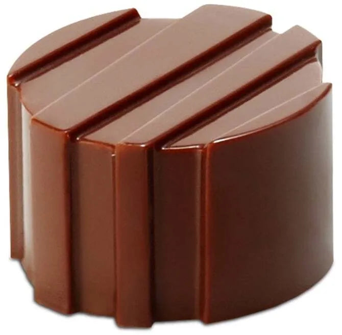 Premium Ridged Cylinders Chocolate Mold for Baking & Candy Making - Perfect for Homemade Chocolates, Desserts, and Party Treats