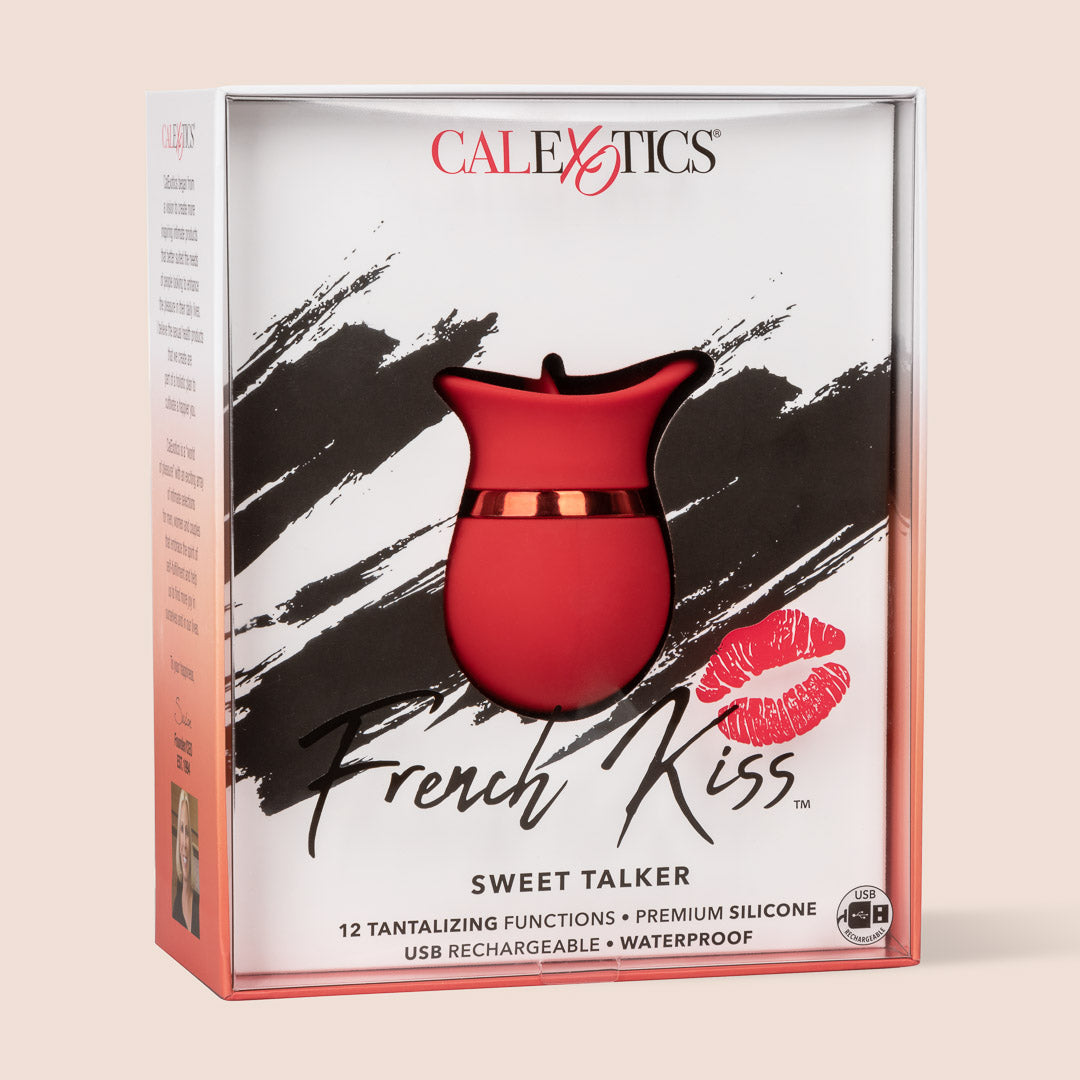 French Kiss™ Sweet Talker Lip Balm - Moisturizing & Long-Lasting with Unique Tongue-Like Tip | Perfect for Date Night, Kissing & Dry Lips Care