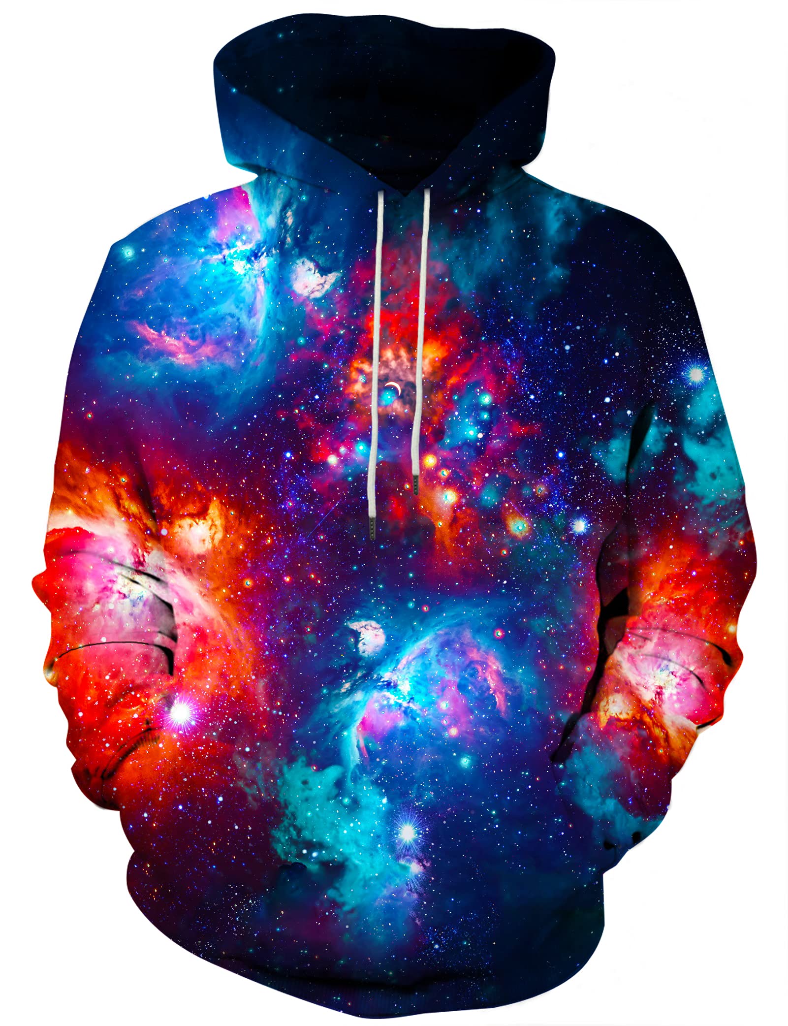 3D Printed Unisex Hoodie - Long Sleeve Graphic Sweatshirt for Men & Women with Large Pockets | Trendy Streetwear for Casual Outings & Cool Weather