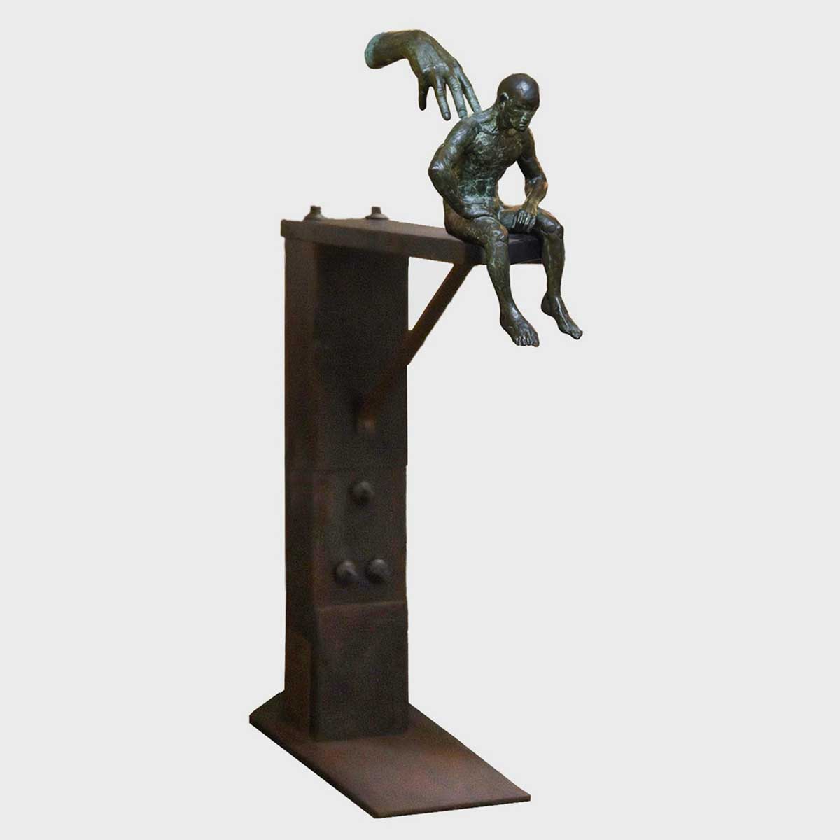 Friendship Bronze Sculpture Quinn - Handcrafted Artwork for Home Decor, Office & Gift Giving