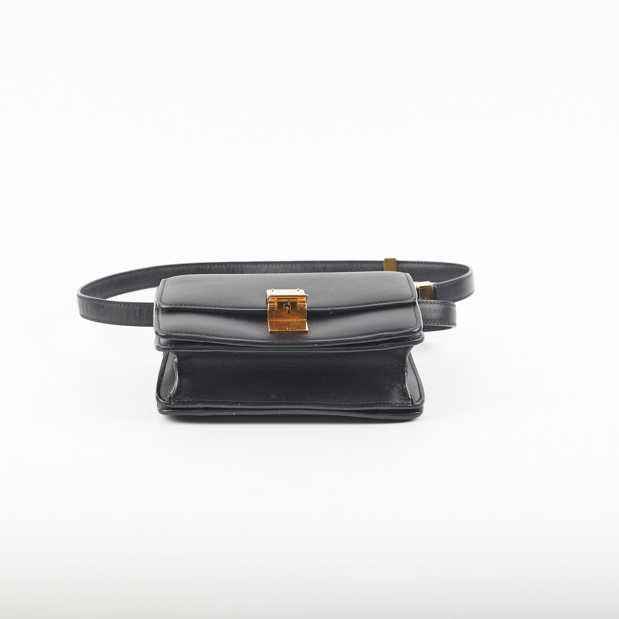 Celine Teen Box Bag in Black - Stylish Leather Crossbody Purse for Women | Perfect for Work, Travel & Everyday Use