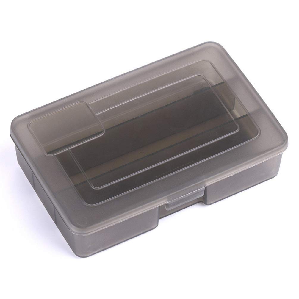 BESPORTBLE 2-Piece Waterproof Fishing Bait Box Set - Plastic Lure Storage Tray with Pulley for Fishing Accessories, Tackle Organization & Outdoor Fishing Gear | Ideal for Freshwater, Saltwater & Ice Fishing