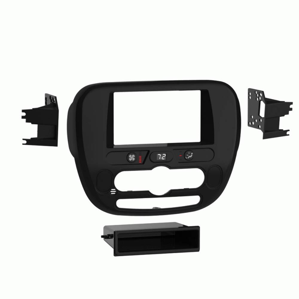 Metra Electronics 99-7388HG Radio Installation Kit for KIA Soul with Navigation 2014-2019 - Touch Tronix Double DIN Dash Kit - Perfect for Aftermarket Stereo Upgrades & Car Audio System Installations