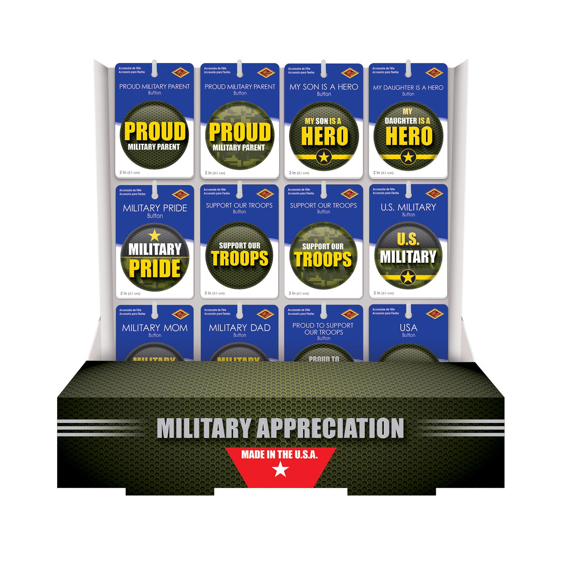 108-Piece Beistle Army Military Appreciation Party Supplies Set - Patriotic Decorations for Veterans Day, Memorial Day & Military Themed Events