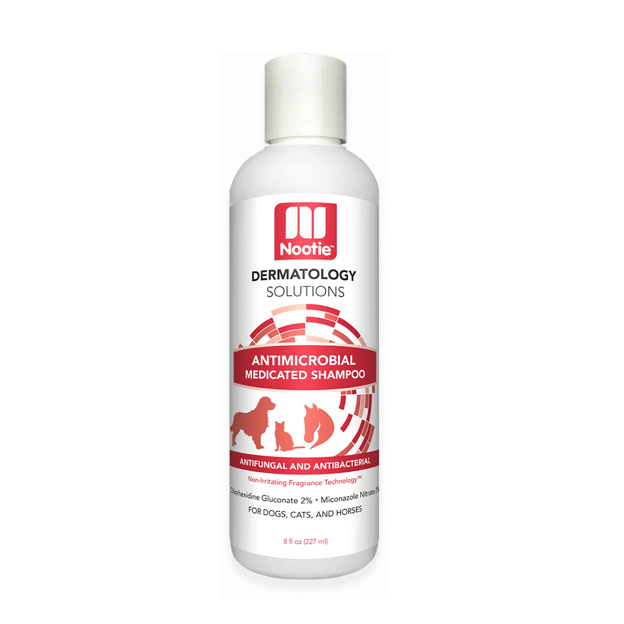 Nootie by Koha Antimicrobial Medicated Shampoo for Dogs & Cats - Soothes Skin Irritations & Eliminates Odors | Perfect for Pets with Allergies & Sensitive Skin