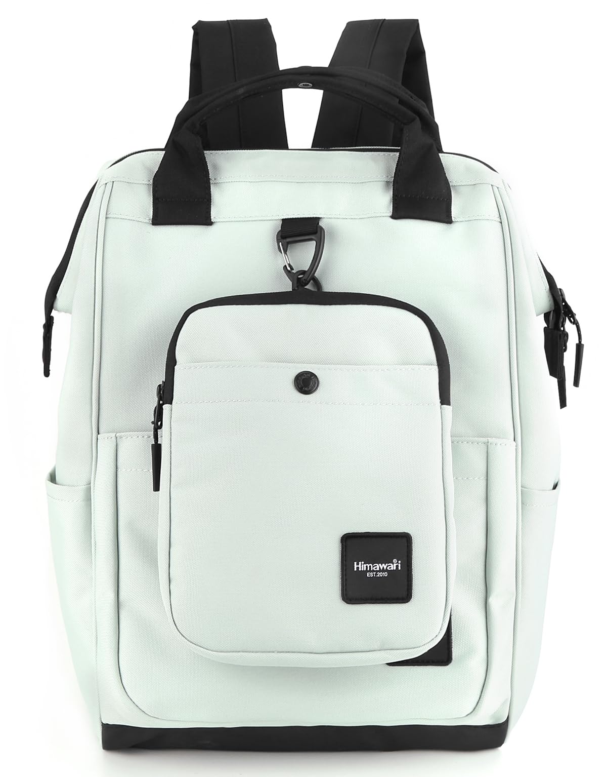 Himawari 14.9 Inch Women's Laptop Backpack - Large Capacity Waterproof College School Bag for Men & Women - Travel Backpack for Work, School & Commuting - Green Bamboo Design