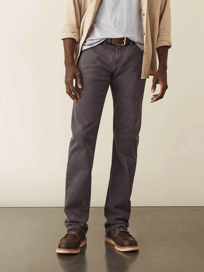 Ariat Men's M7 Grizzly Straight Jean in Charcoal - Durable Work Pants for Ranch, Construction & Outdoor Activities