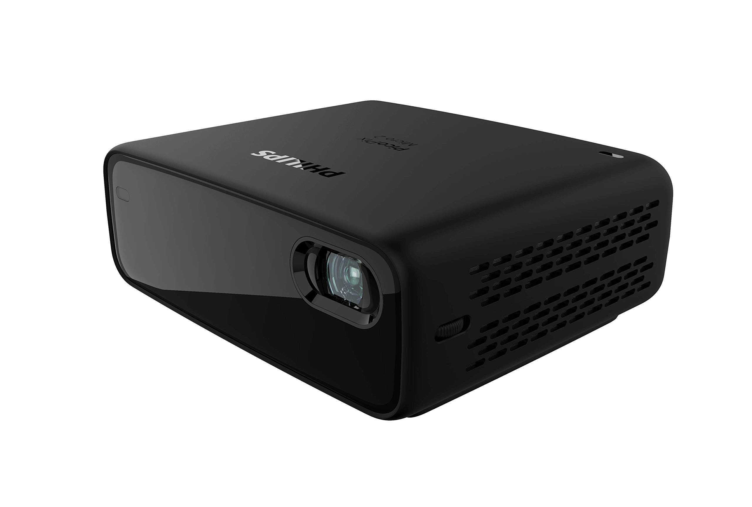 Philips PicoPix Micro 2 Portable DLP LED Projector - 1080P HD, HDMI & USB-C Connectivity, 5-Hour Battery Life - Perfect for Home Theater, Outdoor Movies, and Business Presentations