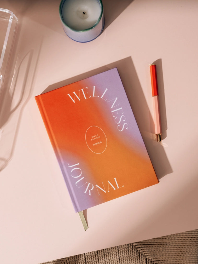 Papier Wellness Journal - Warmth | Guided Self-Care & Gratitude Journal for Mindfulness Practice | Perfect for Daily Reflection, Stress Relief & Personal Growth