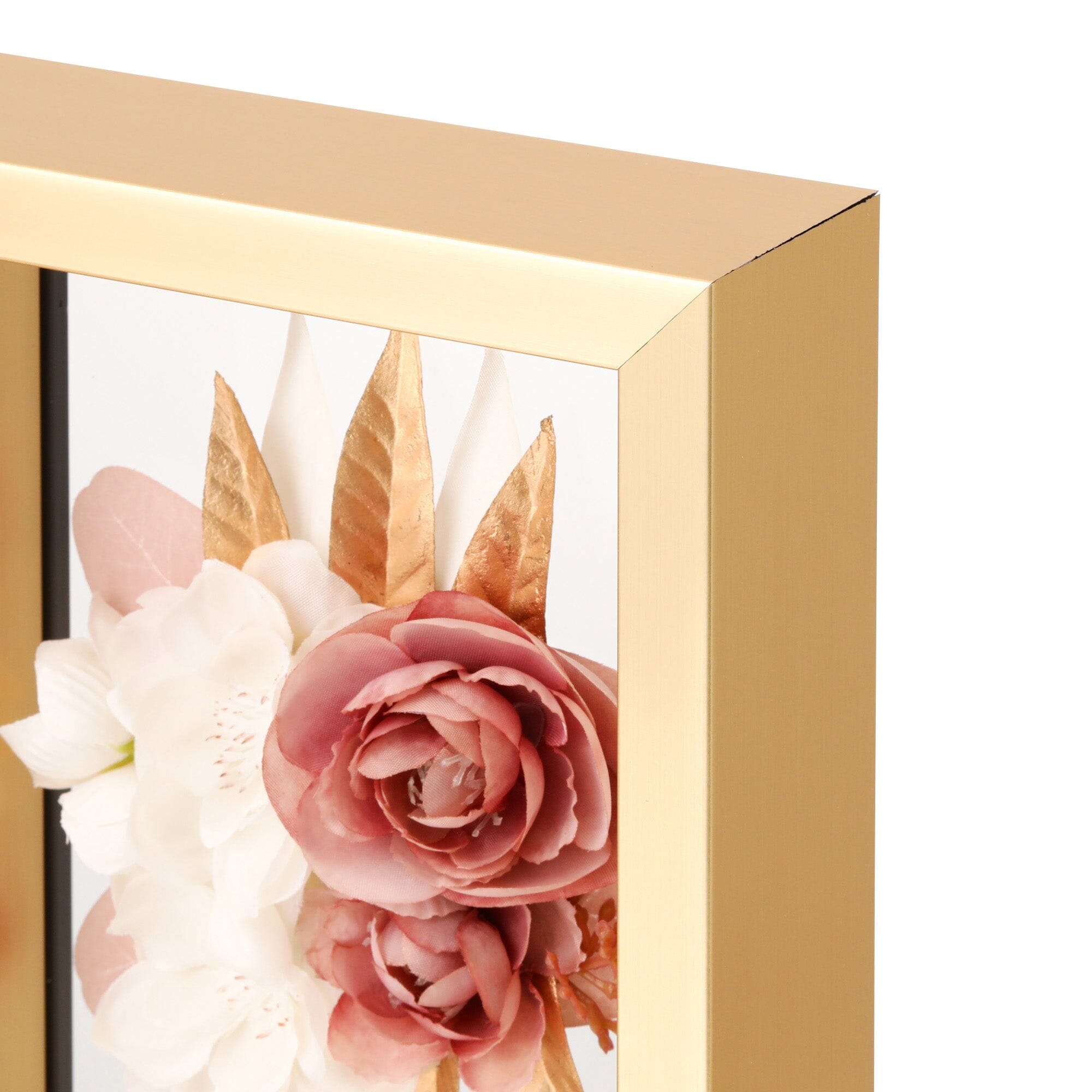 Pink Art Flower Frame - Elegant Home Decor for Living Room, Bedroom & Wedding Decorations