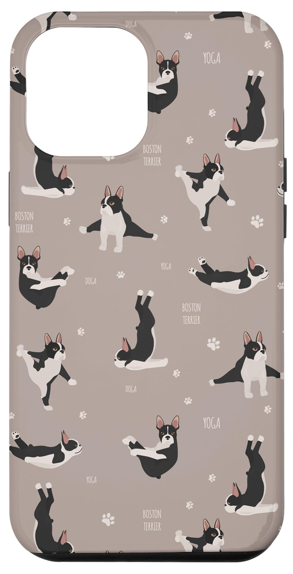 iPhone 12 Pro Max Case with Boston Terrier Design - Durable Protective Cover for Everyday Use, Work & Travel