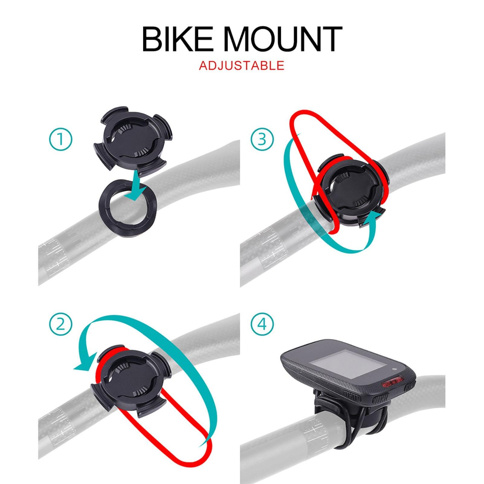 Out Front Bike Computer Mount - Weatherproof & Stable GPS Holder for Cycling | Durable Handlebar Bracket with Secure Strap | Fits Most Bicycles | Perfect for Road Biking, Mountain Trails & Outdoor Adventures
