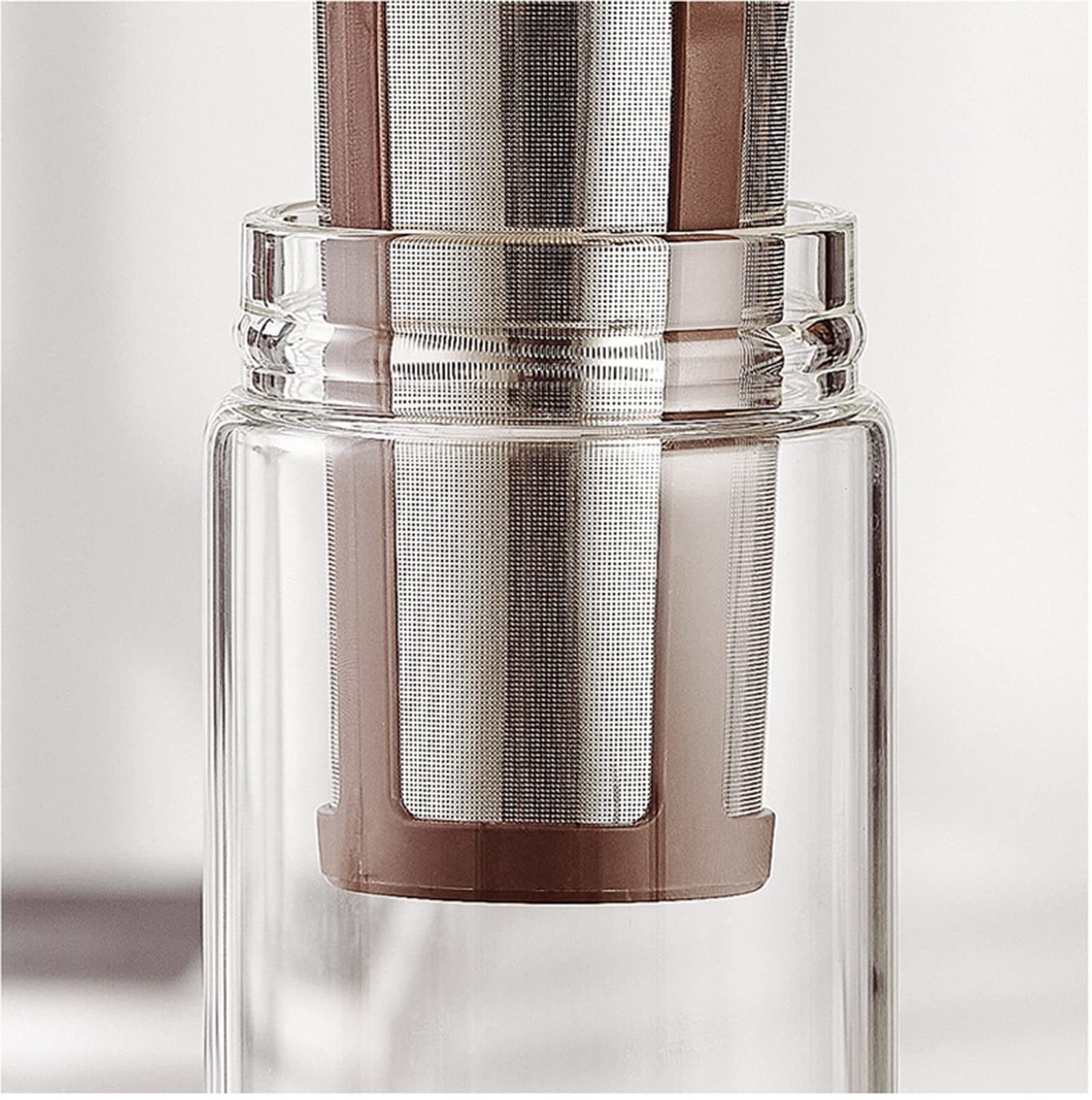 Premium 1000ML Cold Brew Coffee Maker - Glass & Silicone Iced Coffee Pot for Espresso, Tea, and Cold Brew | Perfect for Home, Office & Outdoor Use