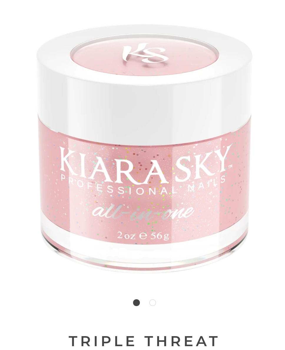 KIARASKY ALL IN ONE TRIPLE THREAT 2oz - Professional Nail Art Kit for Gel Polish, Builder Gel & Acrylic - Perfect for Home Manicures, Salon Use & DIY Nail Designs