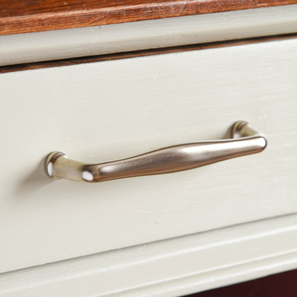 Elegant Satin Nickel Cabinet Pull Handle - Modern Kitchen & Bathroom Hardware for Drawers and Cabinets
