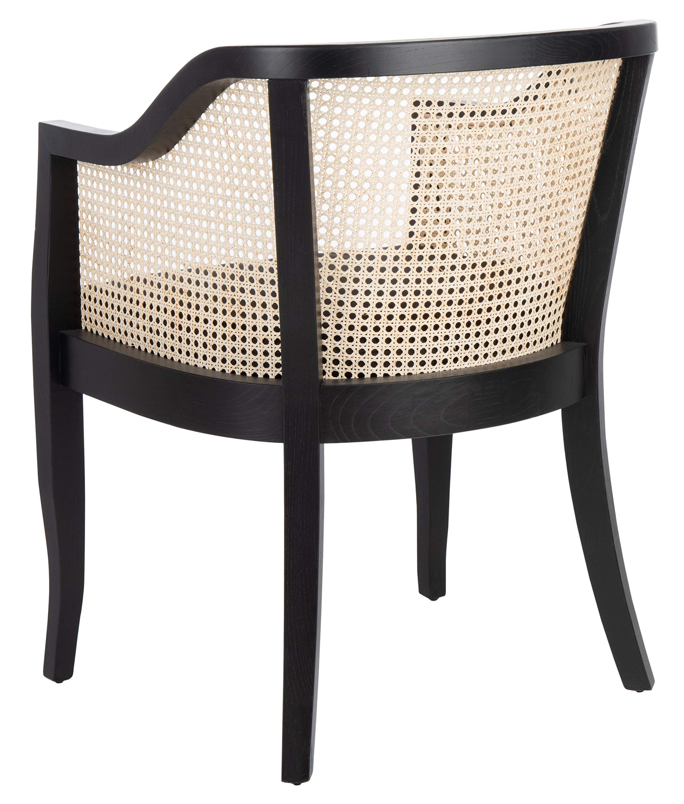 Safavieh Home Rina White Dining Chair - Modern Upholstered Side Chair for Kitchen, Dining Room & Office - Comfortable & Stylish Seating Solution