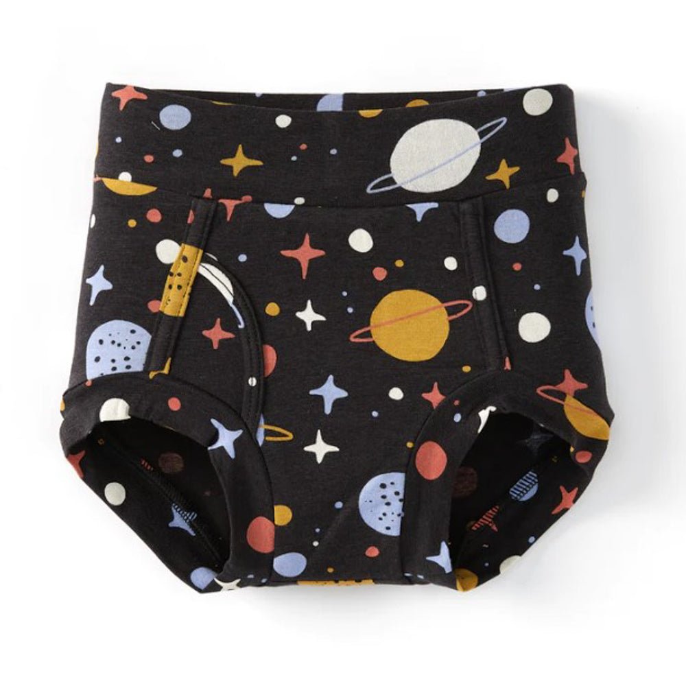 Boys' Space-Themed Cotton Underwear - Comfortable & Breathable for Kids - Perfect for School, Play & Everyday Wear