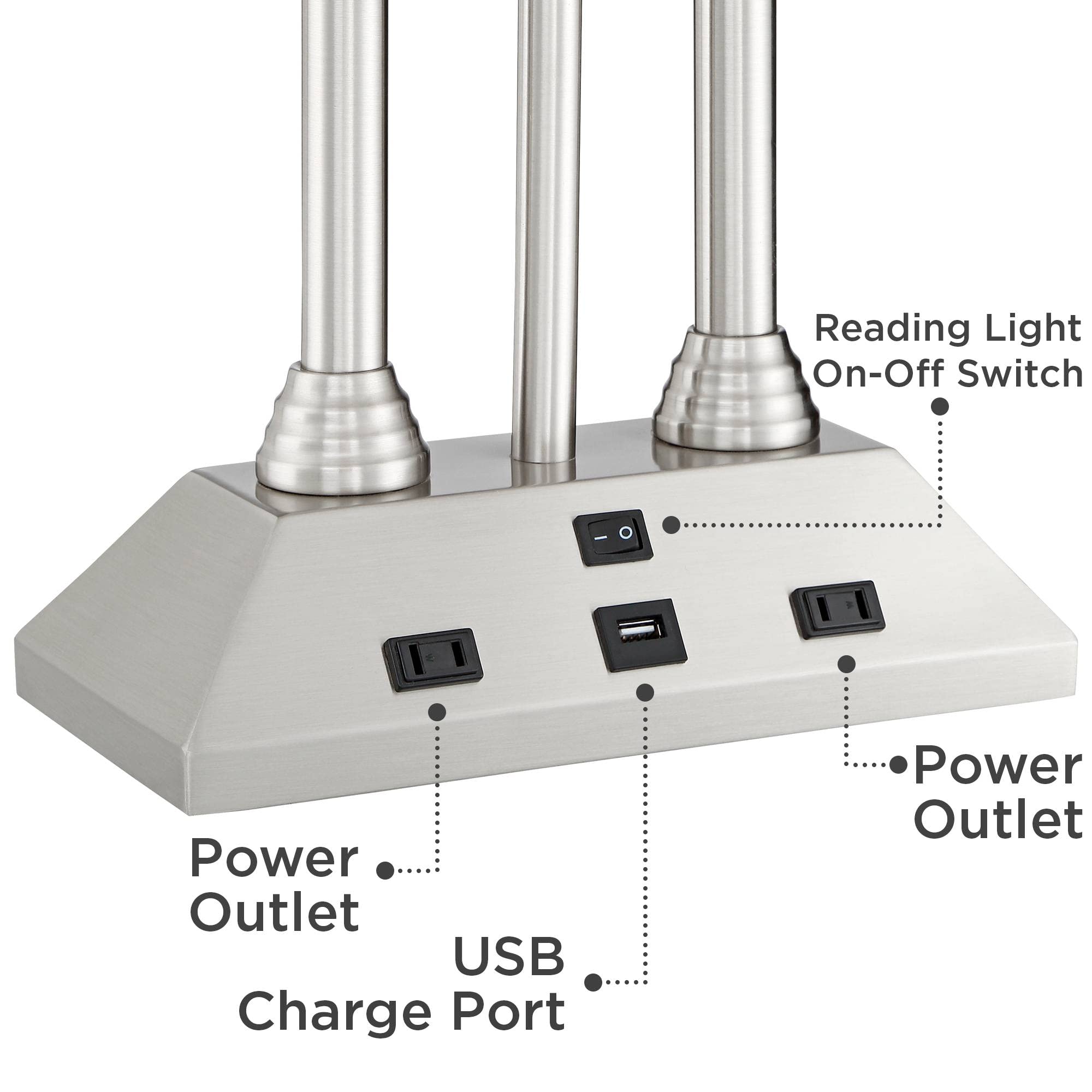 Possini Euro Dexter Modern Table Lamp - 26