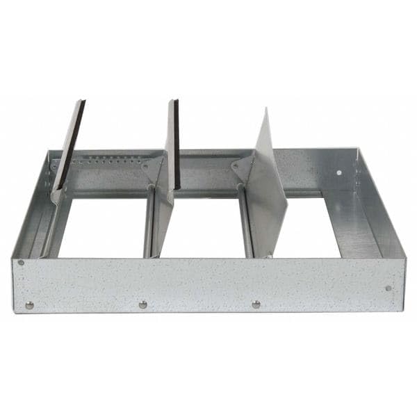 Heavy Duty Damper for Vertical and Horizontal Mounting - 13 3/4 Inch Square | HVAC System, Industrial Ventilation & Airflow Control Solution
