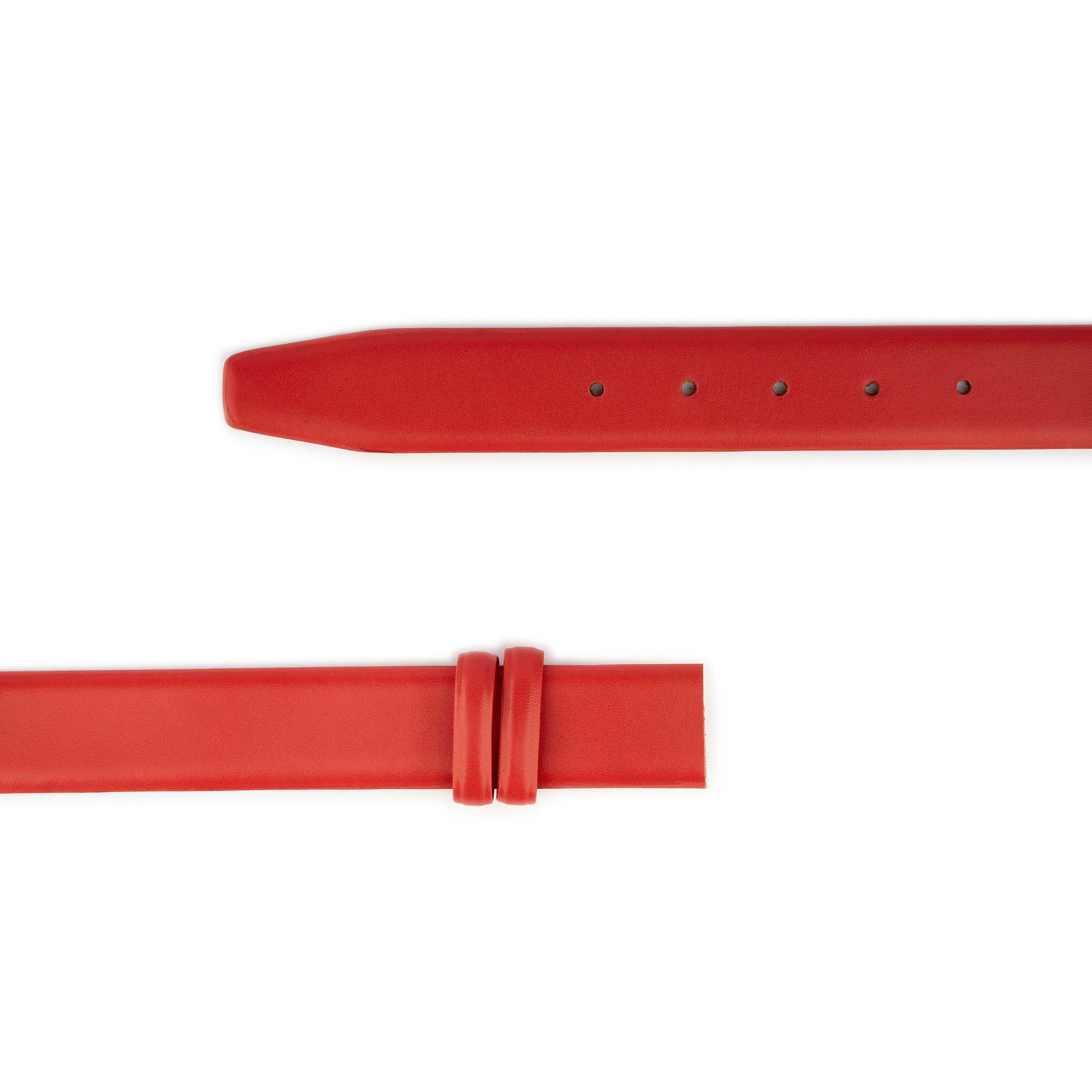 Premium Genuine Leather Red Belt Strap for Montblanc Buckles - High-Quality Replacement Band for Dress Pants & Formal Wear - Perfect for Business, Office & Special Occasions