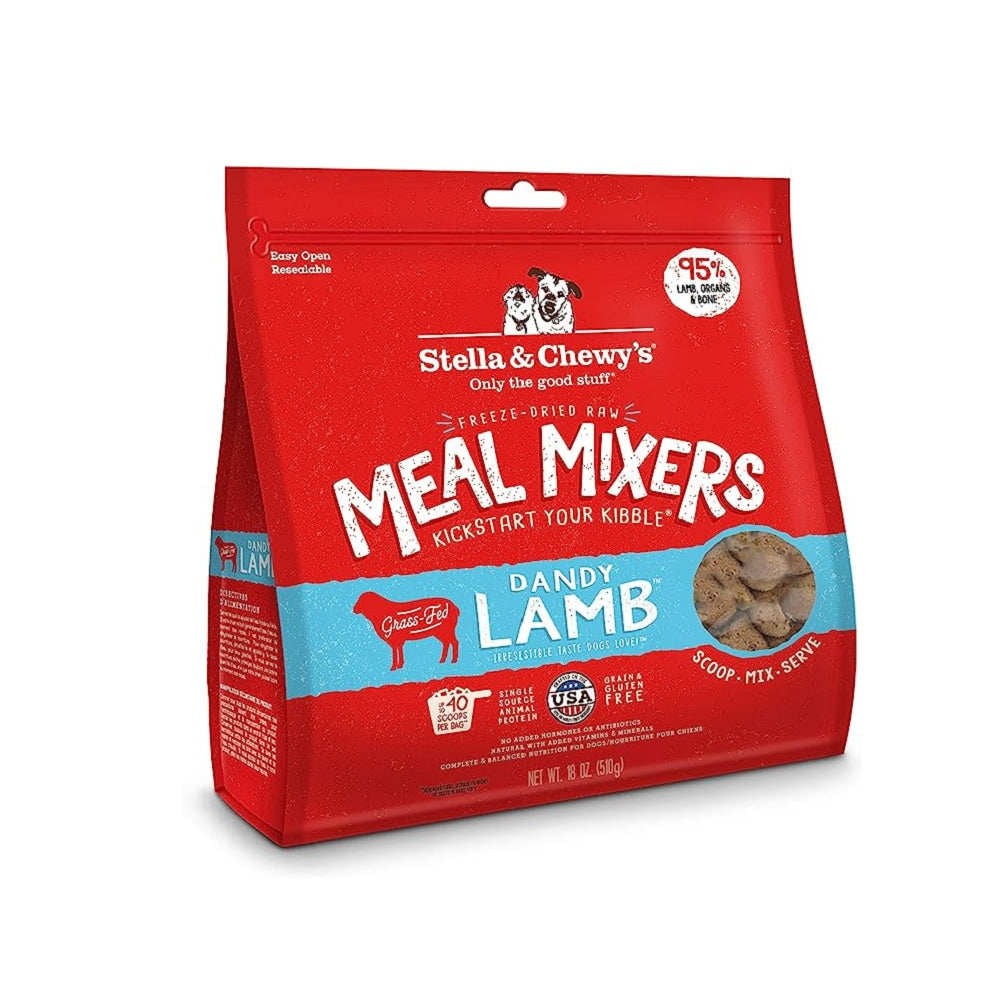Grain-Free Freeze-Dried Grass-Fed Lamb Dog Food Topper - Healthy Meal Enhancer for Small & Large Dogs - Perfect for Kibble Mixing, Training Treats & Digestive Health