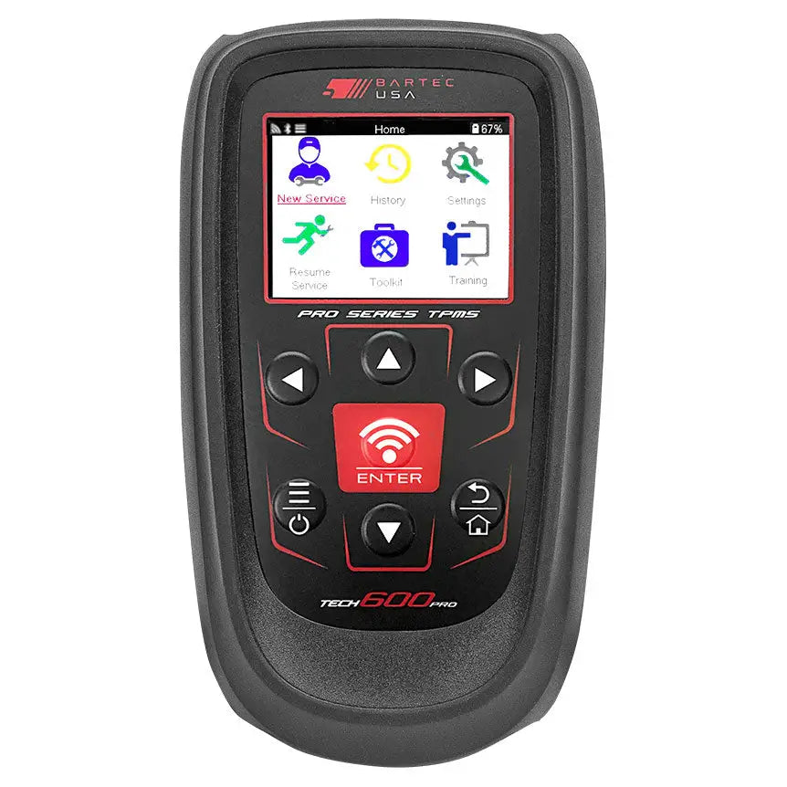 Bartec TECH600PRO TPMS Service Tool Kit with 30 Sensors - Professional Tire Pressure Monitoring System Diagnostic Scanner for Cars & Trucks - Auto Repair Shop & Mobile Mechanic Essential