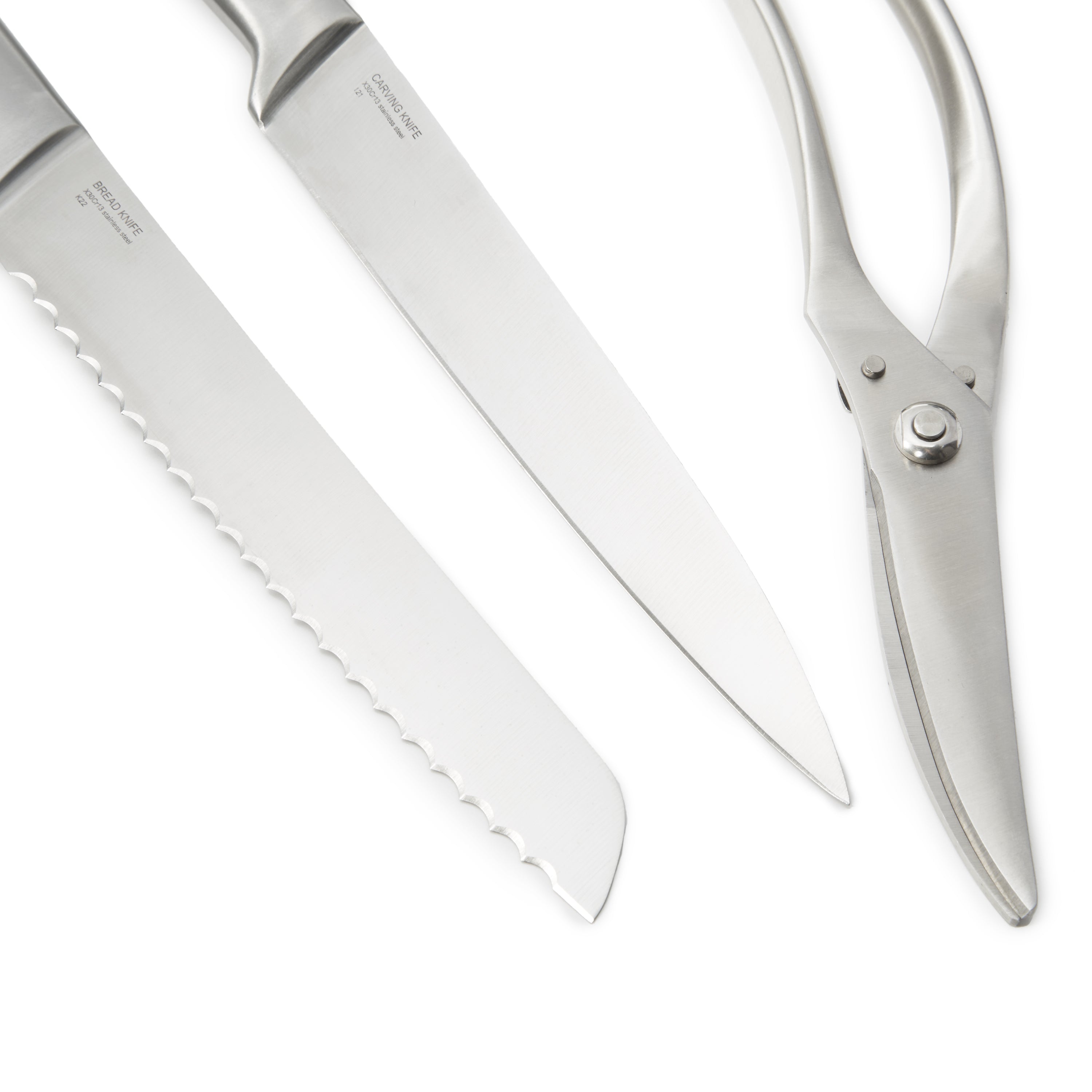 BergHOFF Leo Legacy 3-Piece Stainless Steel Cutlery Set - Knife, Fork & Spoon - Premium Dining Utensils for Home, Restaurant & Outdoor Use