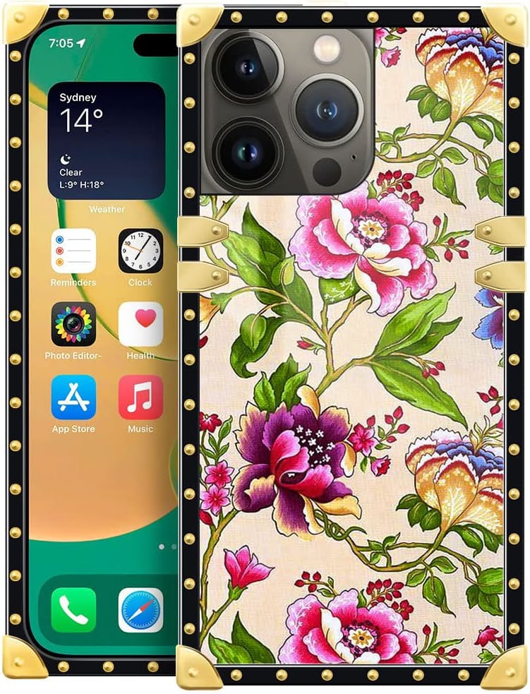 Premium Leopard Crown iPhone 14 Plus Case Cover - 6.7 Inch Shockproof Protective Phone Case for Women & Men | Perfect for Everyday Use, Travel & Outdoor Activities