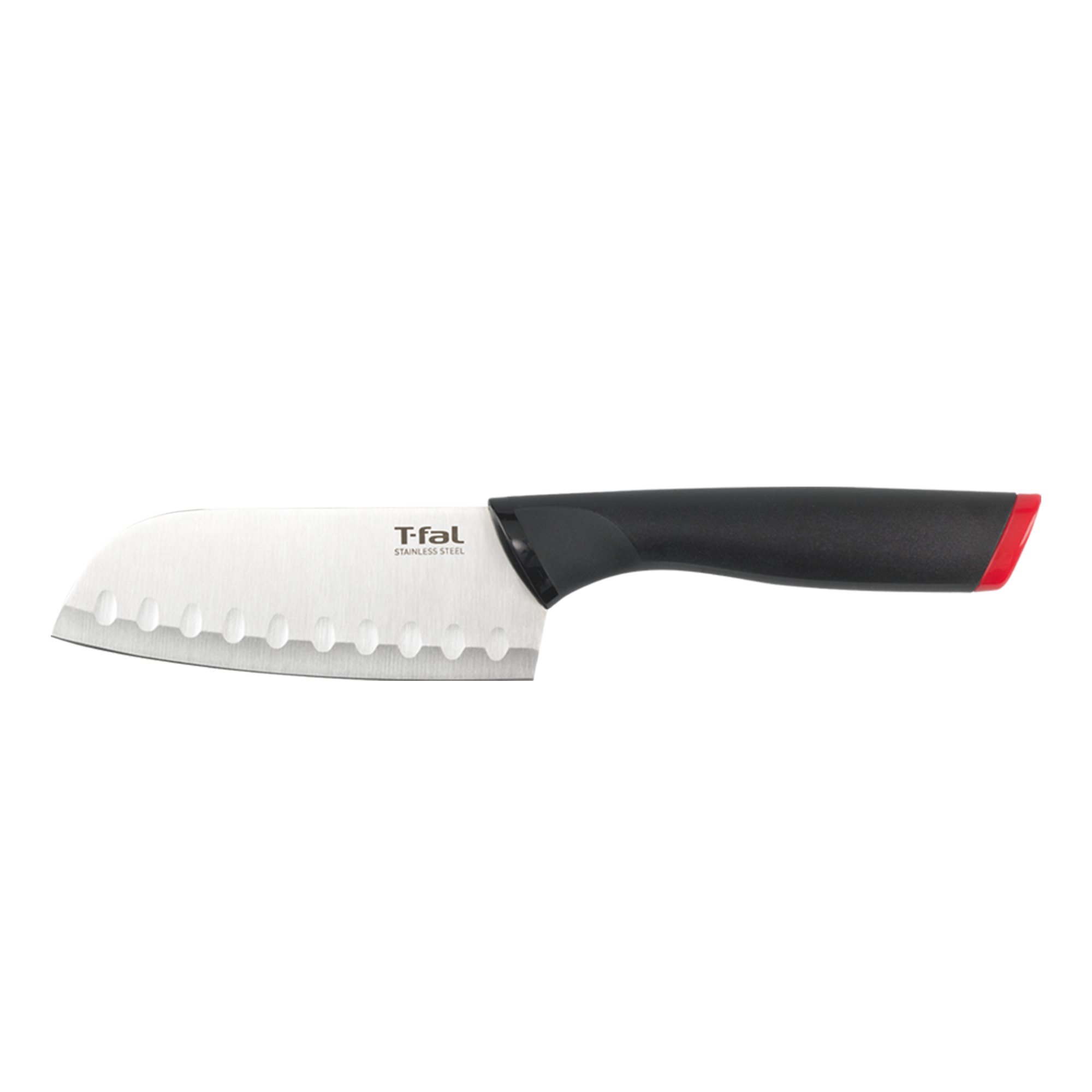 T-fal 84245 Comfort Santoku Knife - 5 Inch Stainless Steel Blade for Precise Chopping, Slicing & Dicing - Perfect for Kitchen, Cooking & Food Prep