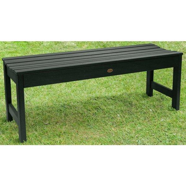Lehigh Backless Synthetic Wood Picnic Bench - Durable Outdoor Dining Table for Patio, Garden & Park - Perfect for BBQs, Camping & Family Gatherings