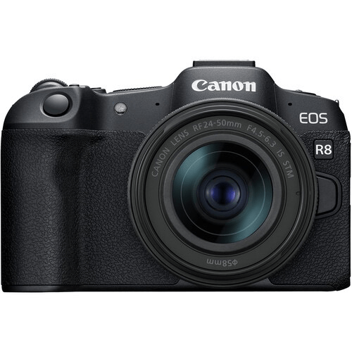 Canon EOS R5 Full Frame Mirrorless Camera with RF 24-50mm f/4.5-6.3 IS STM Lens Kit - Professional Photography for Travel, Vlogging & Portrait Shooting