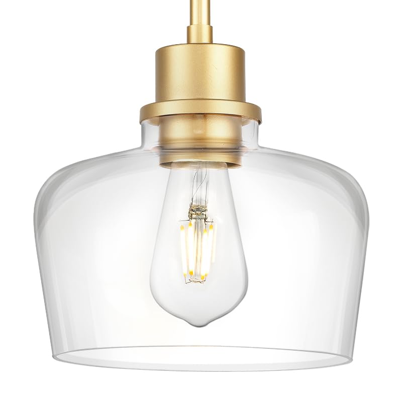 Gold & Clear Glass