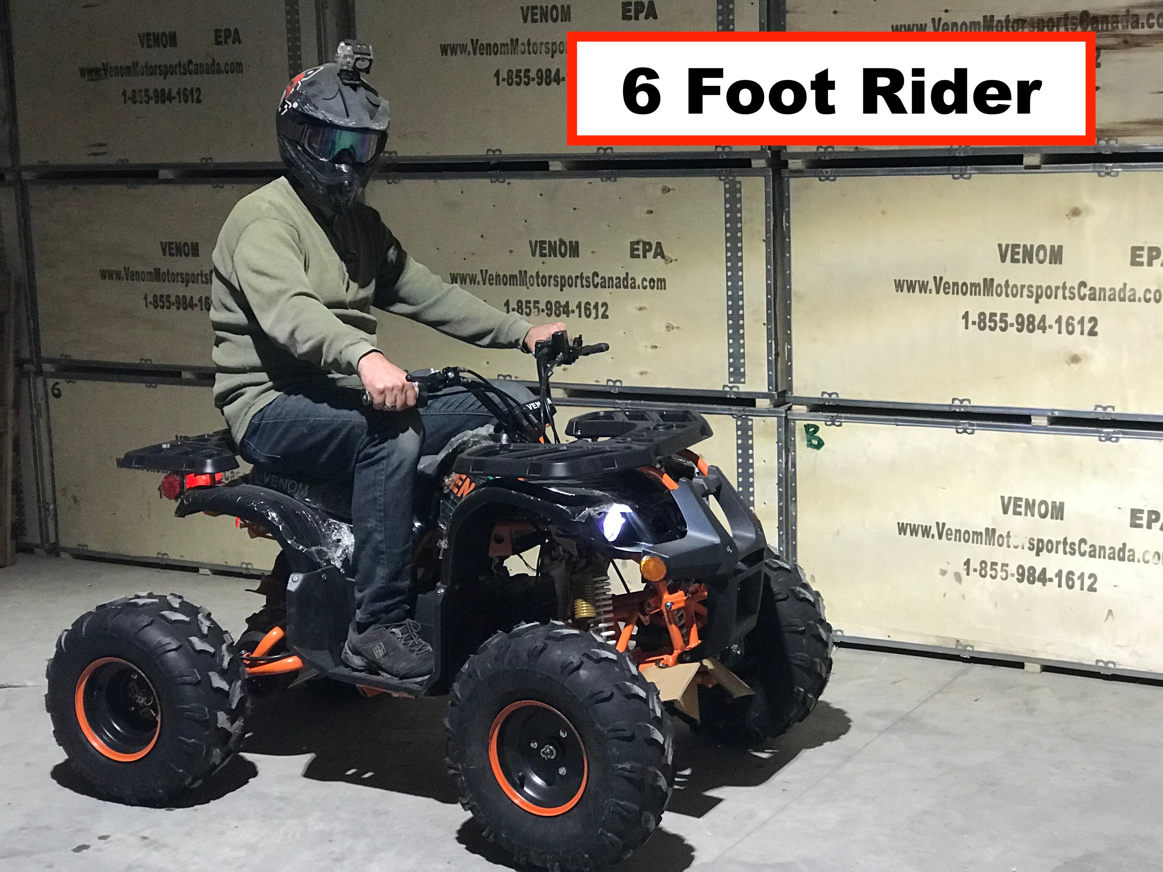 Venom E Grizzly Electric ATV - 1500W Brushless Motor | 48V Battery | Off-Road Adventure & Hunting Utility Vehicle
