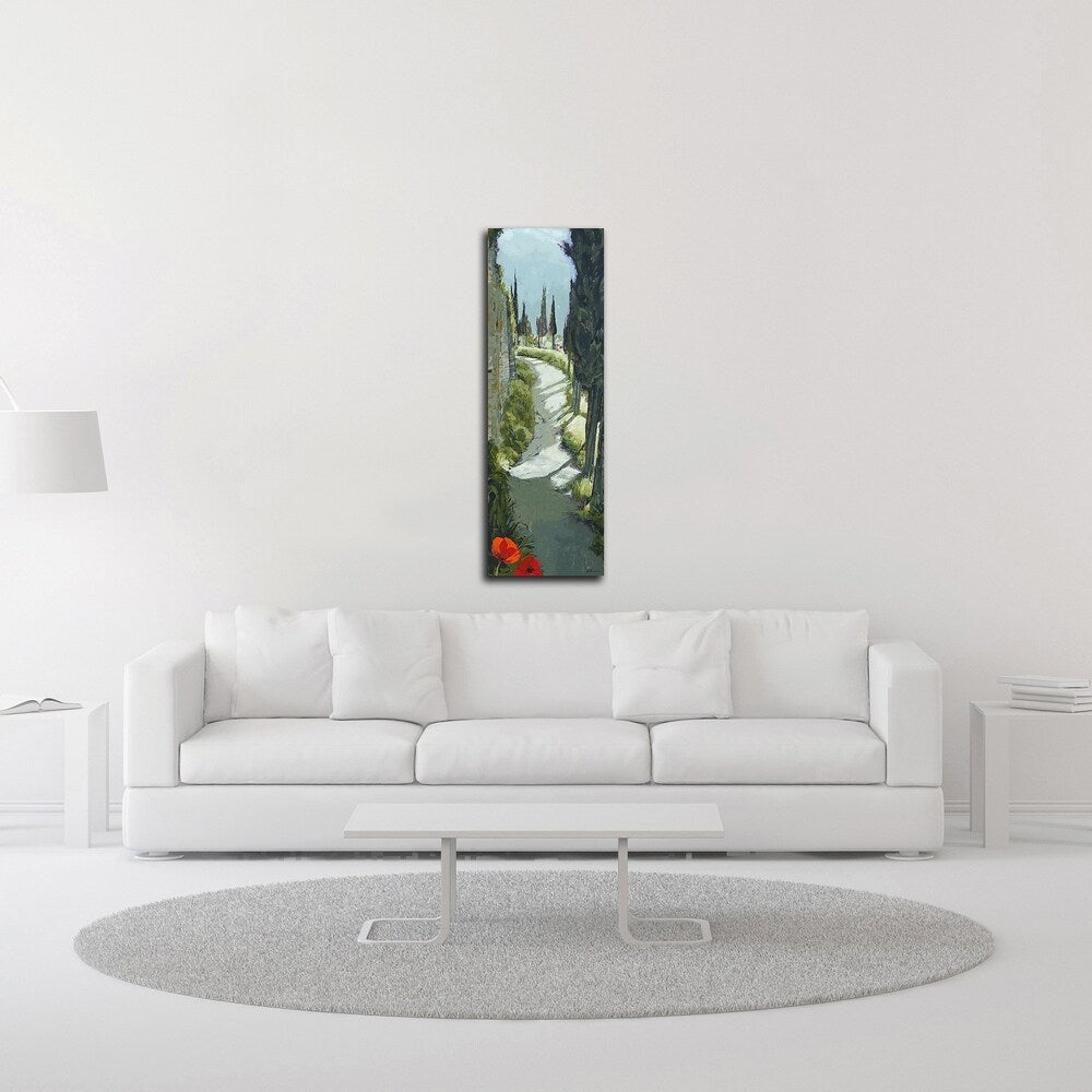 Around the Bend by Jane Henry Parsons - Premium Canvas Wall Art Print - Ready to Hang - Perfect for Living Room, Bedroom & Office Decor