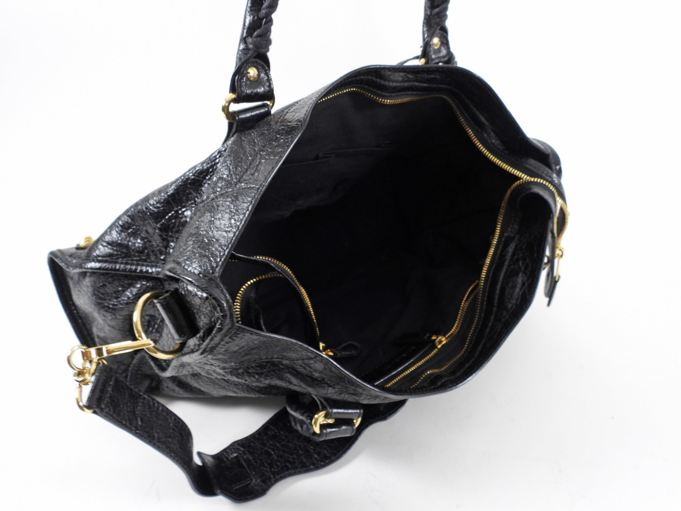 Balenciaga Black Giant 12 Gold Hardware Classic City Bag - Luxury Handbag for Women, Perfect for Work, Travel & Evening Events