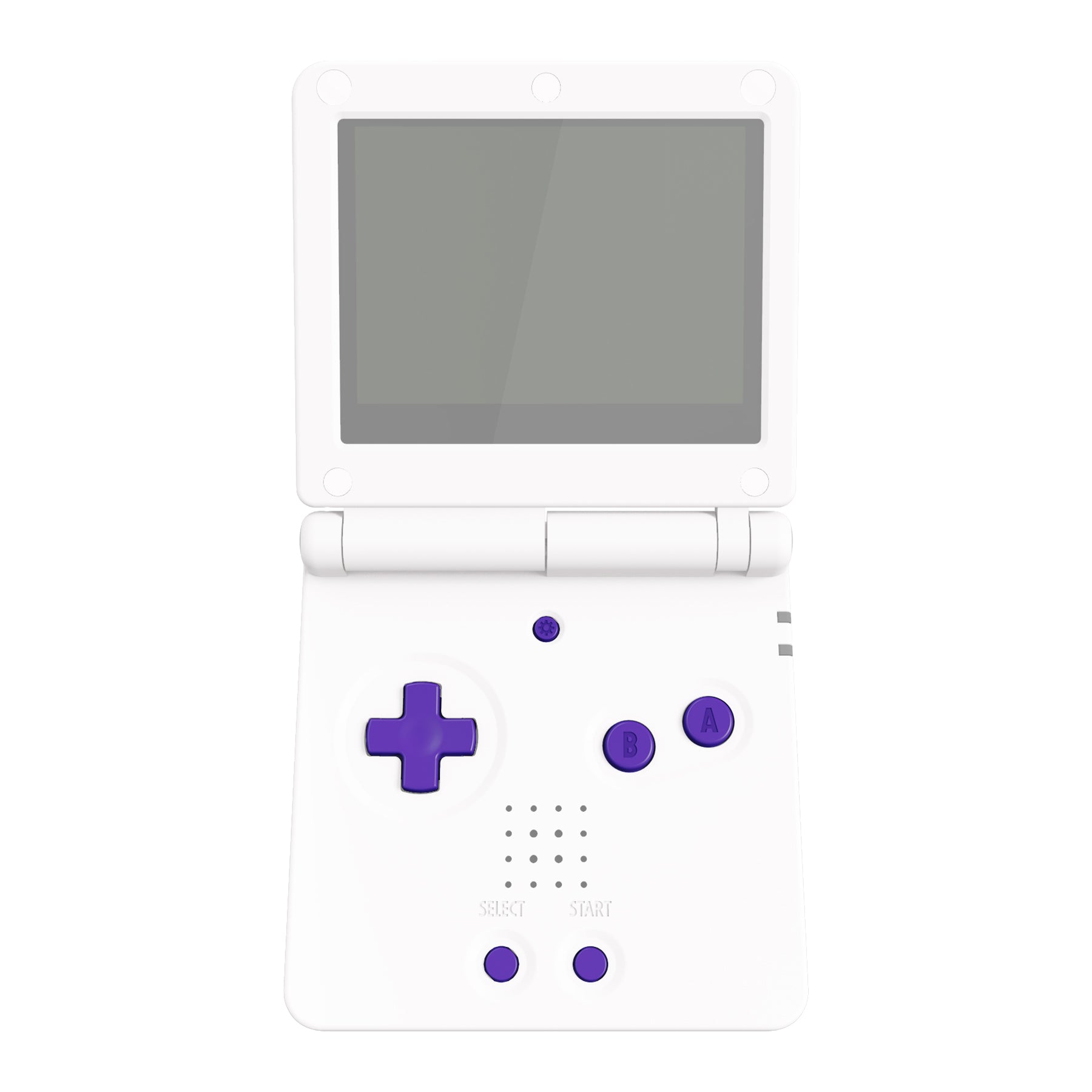 eXtremeRate Custom Replacement Buttons for Gameboy Advance SP (GBA SP) - 16Bit Purple Full Set | Upgrade Your Retro Gaming Experience | Perfect for Gaming Enthusiasts & Collectors