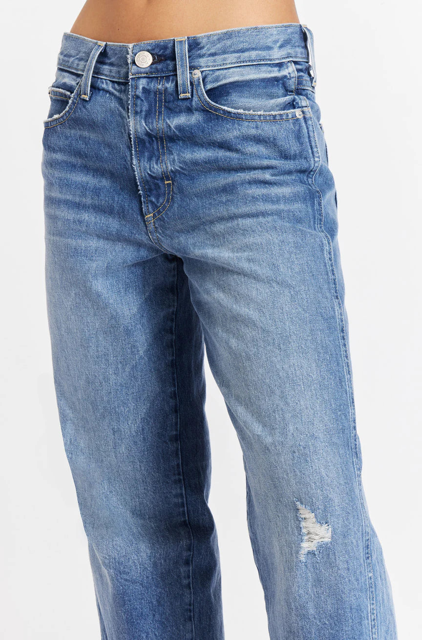 Billie Wide Straight Leg Jeans for Women - High Waist Stretch Denim Pants, Comfortable & Warm - Perfect for Casual Outfits, Workwear & Winter Fashion