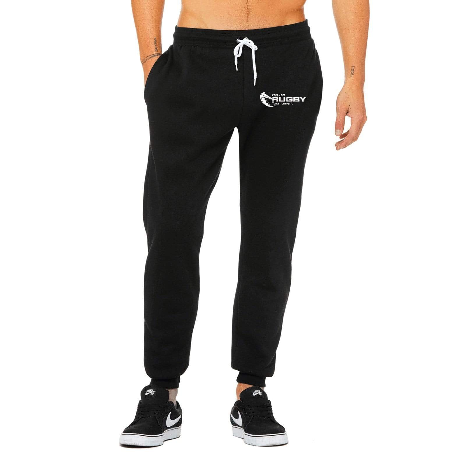 CAN AM Rugby Jogger Sweatpants for Men - Comfortable Athletic Training Pants with Elastic Waistband - Perfect for Gym, Running, and Casual Wear