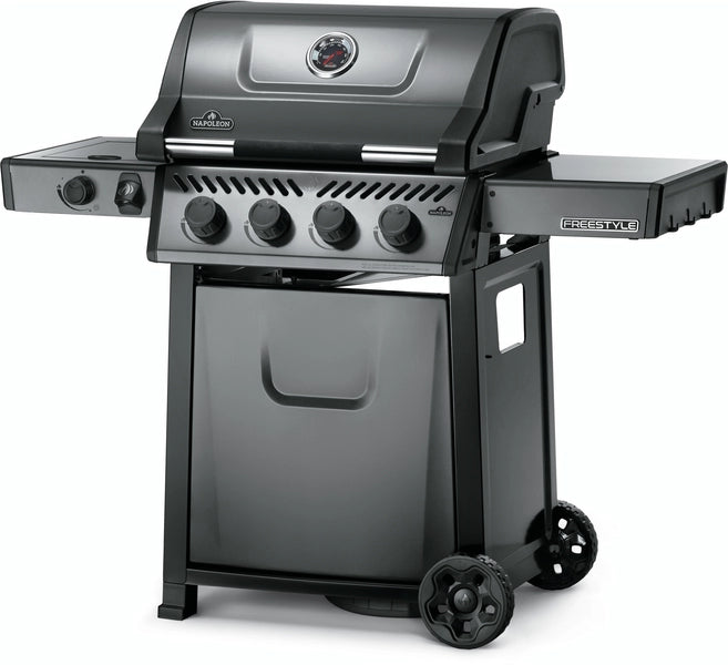 Napoleon Freestyle 425 4-Burner Propane Gas Grill with Side Burner | F425DSBPGT ECP | Perfect for Backyard BBQs, Patio Cooking & Outdoor Entertaining