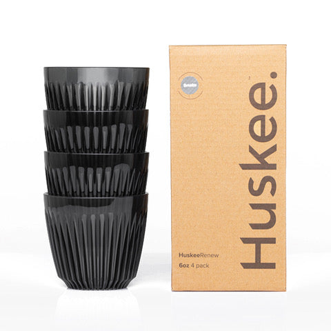 Huskee Renew Reusable Coffee Cups - Eco-Friendly & Durable Travel Mug for Hot & Cold Drinks - Perfect for Home, Office, Camping & Outdoor Adventures