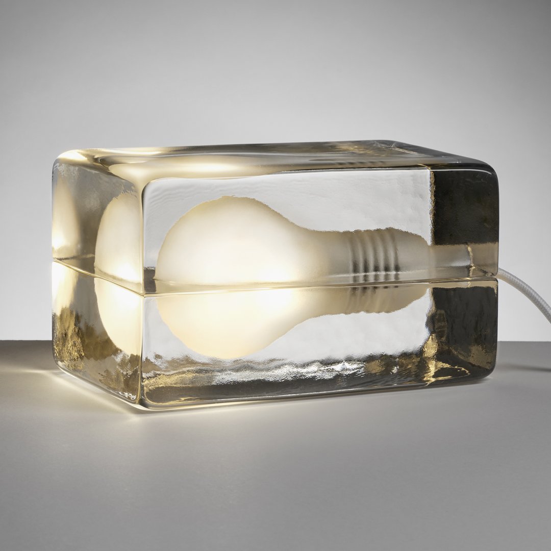 Koskinen Block Lamp - Modern Wall Lamps for Home & Office - Scandinavian Design from Stockholm - Perfect for Living Room, Bedroom & Workspace Lighting