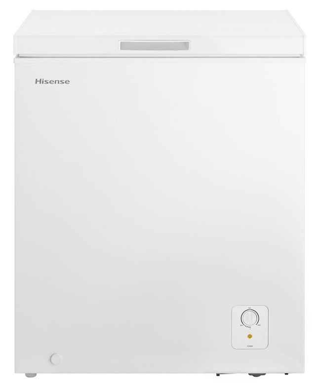 HiSense 145L Chest Freezer HRCF145 - Energy Efficient Upright Deep Freezer for Home, Garage & Restaurant Use - Perfect for Frozen Food Storage & Bulk Meal Prep
