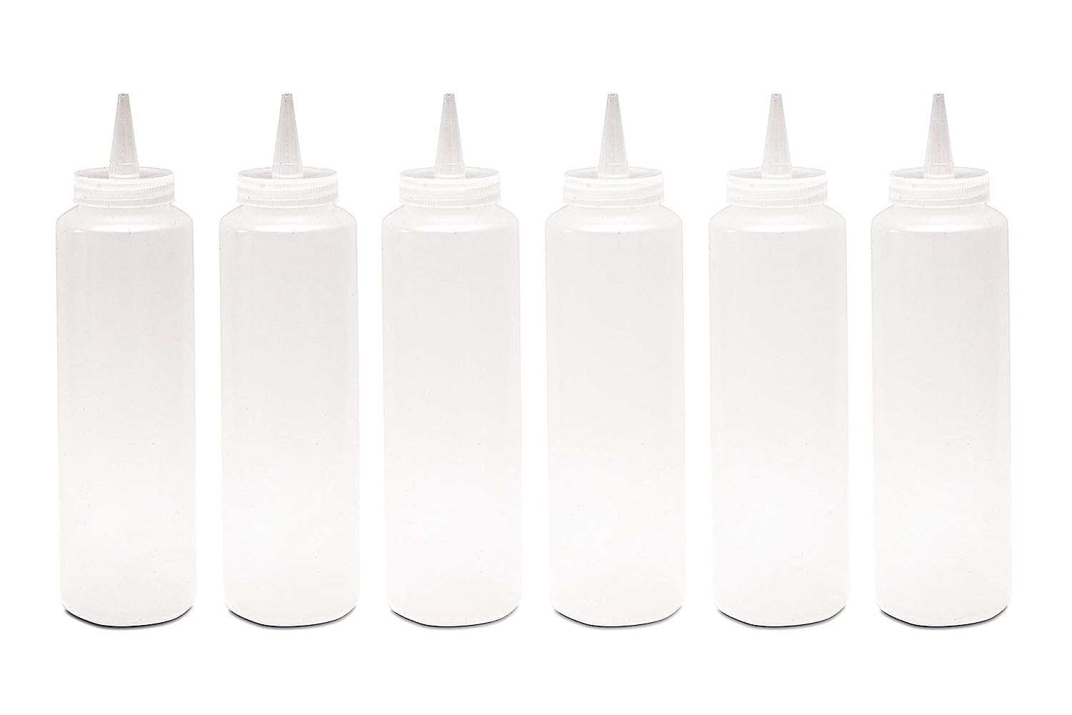 GLIVE Plastic Bottle Condiment Dispenser - 360ml (12oz) Squeeze Bottle for Sauces, Oil, Ketchup, Mustard & Salad Dressing - Perfect for Kitchen, BBQ, Restaurants & Home Cooking